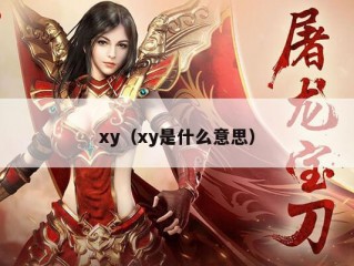 xy（xy是什么意思）