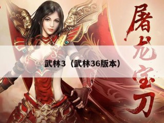 武林3（武林36版本）